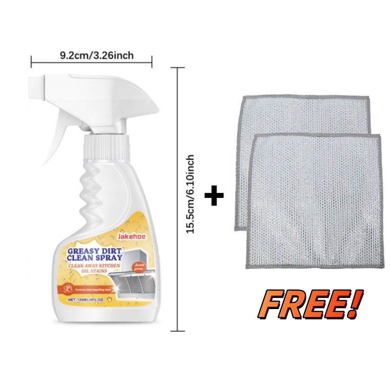 🔥 Multifunctional Powerful Kitchen Foam Cleaner🏠Complimentary Specialised Cleaning Coth
