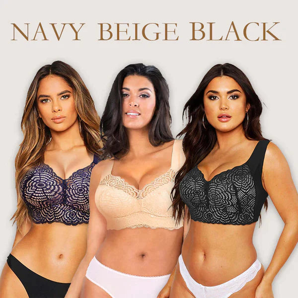 🔥Ultimate Lift Stretch Full Shape Seamless Lace Bra (3 PCS)
