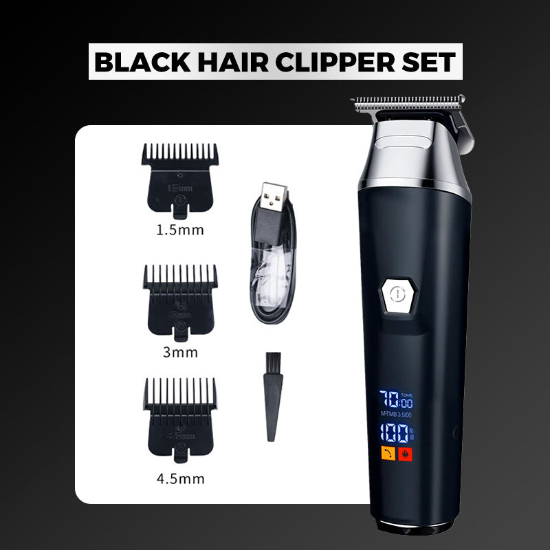 🎉Household Digital Display Professional Electric Hair Clipper Set✂️
