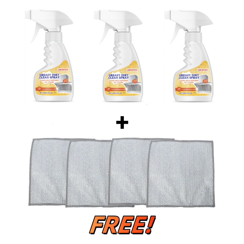 🔥 Multifunctional Powerful Kitchen Foam Cleaner🏠Complimentary Specialised Cleaning Coth