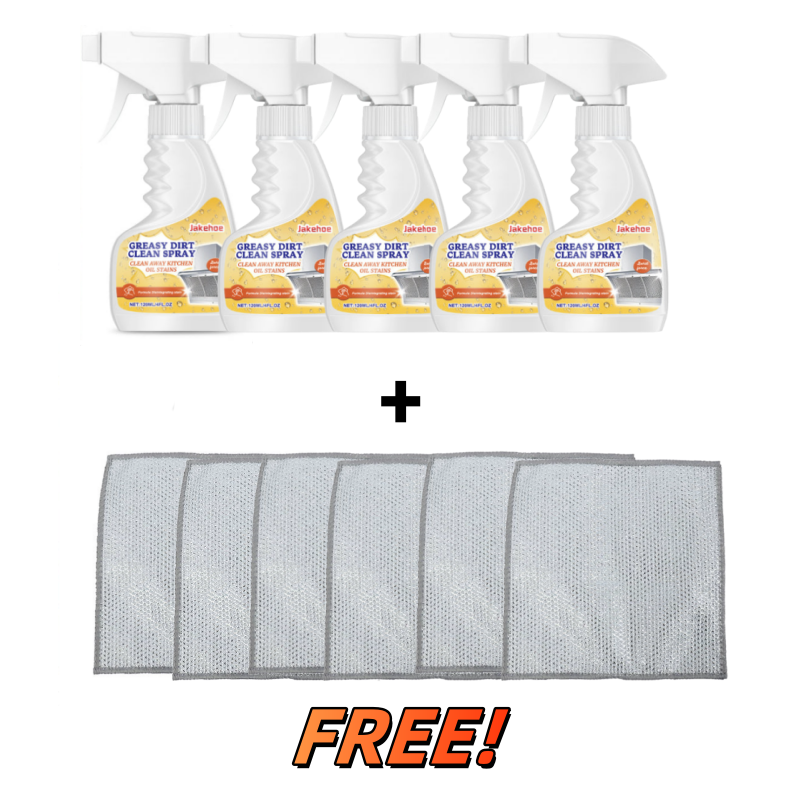 🔥 Multifunctional Powerful Kitchen Foam Cleaner🏠Complimentary Specialised Cleaning Coth