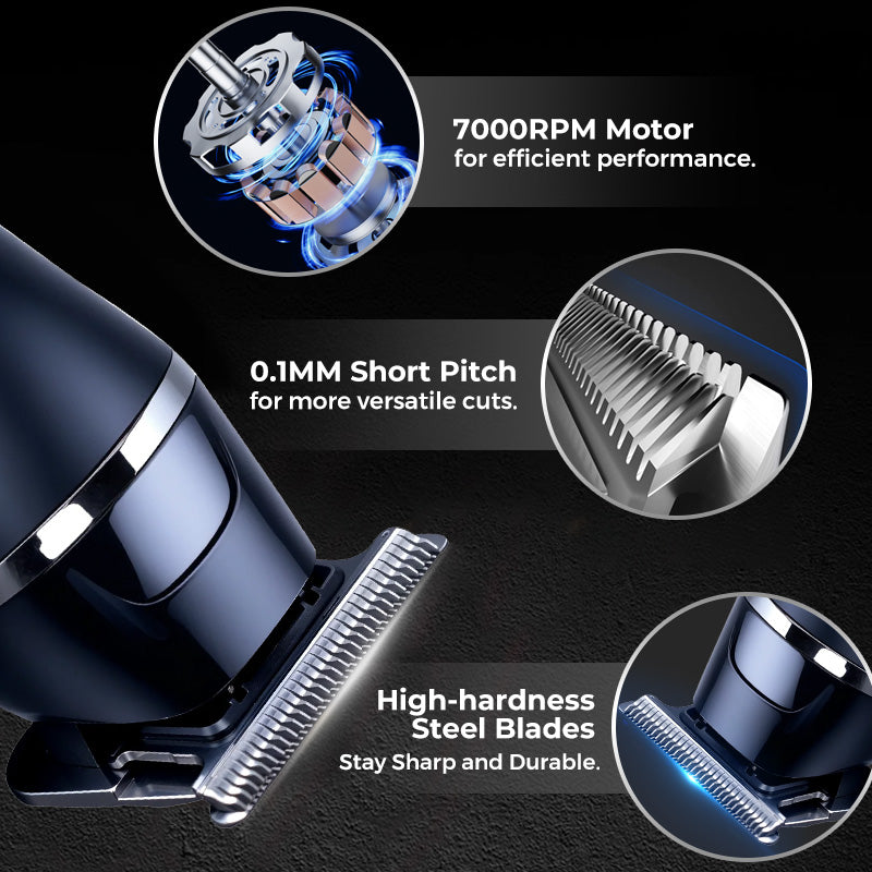 🎉Household Digital Display Professional Electric Hair Clipper Set✂️