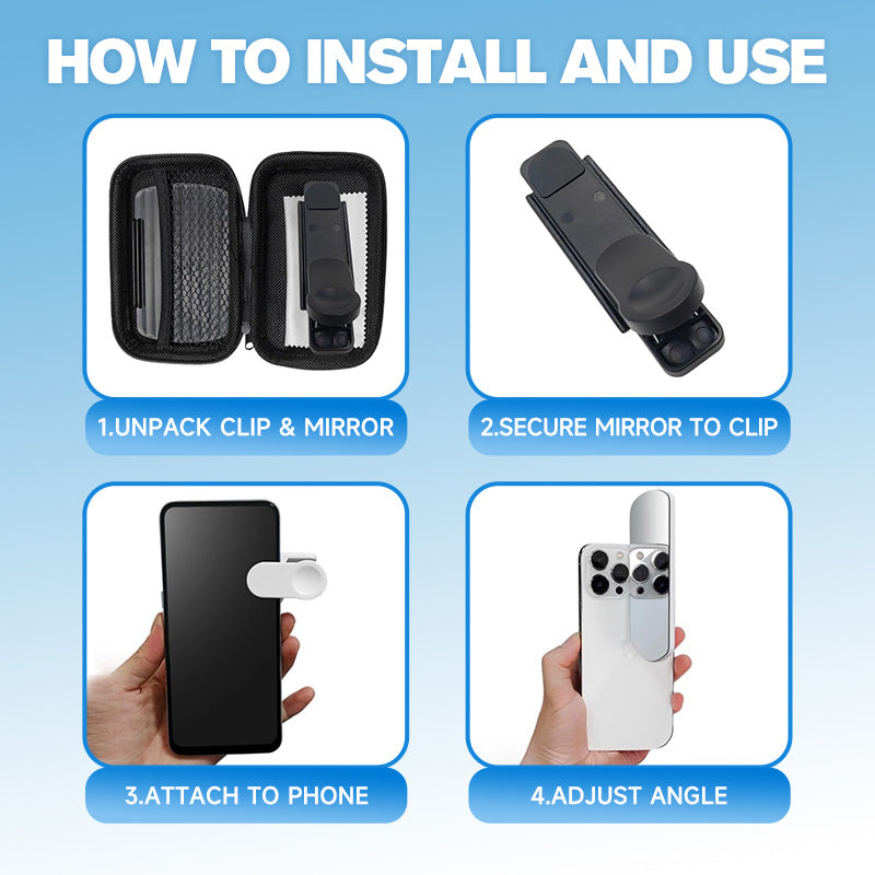 Mirror Reflection Clip - Capture Stunning Reflections Instantly