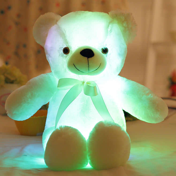 🧸Teddy Bear, Colourful LED Light, Soft Toys🌈