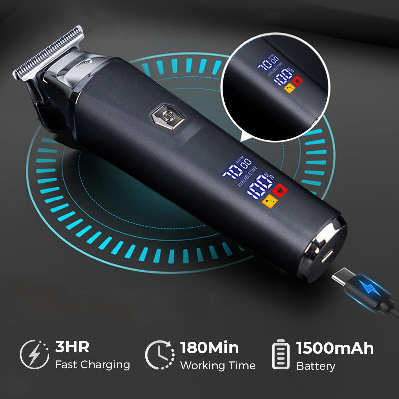 🎉Household Digital Display Professional Electric Hair Clipper Set✂️