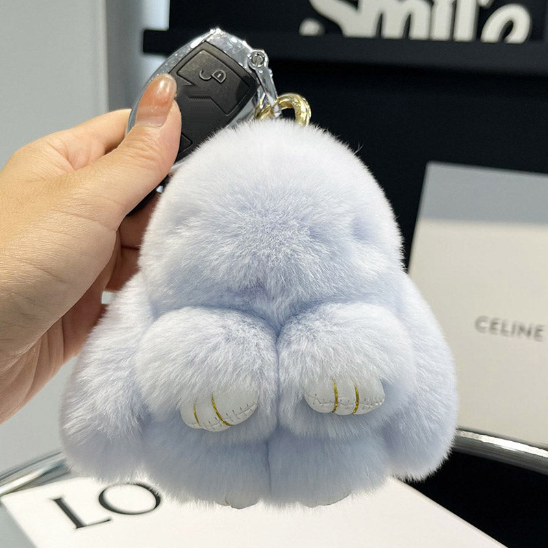 šHot Saleš„Plush Bunny Keychain Pendant