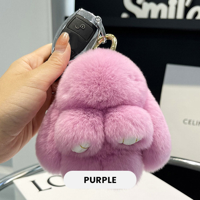 šHot Saleš„Plush Bunny Keychain Pendant