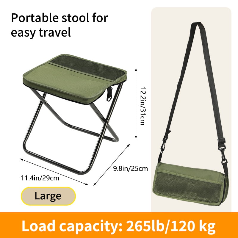šŖUltra-Light Folding Stool ā Supports Up to 265 lbs