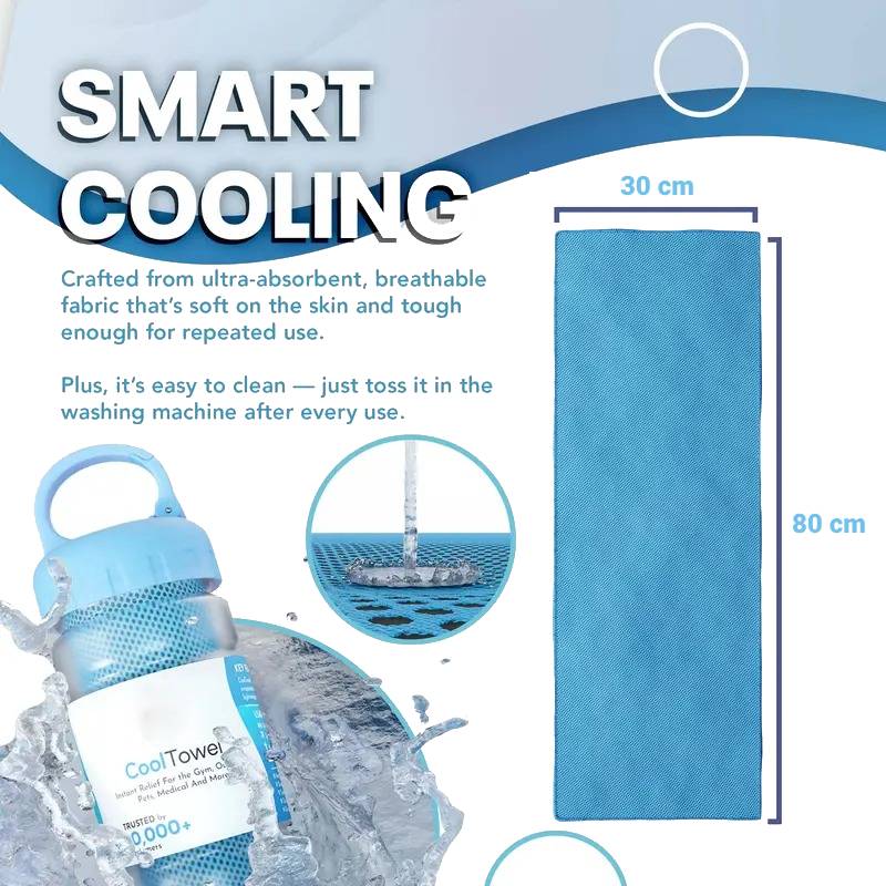 🎁 Buy One, Get One Free🔥🔥 Absorbent Cooling Towel, Can Be Used Anytime, Anywhere!