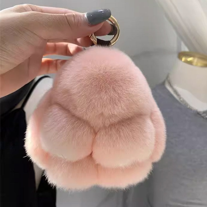 šHot Saleš„Plush Bunny Keychain Pendant