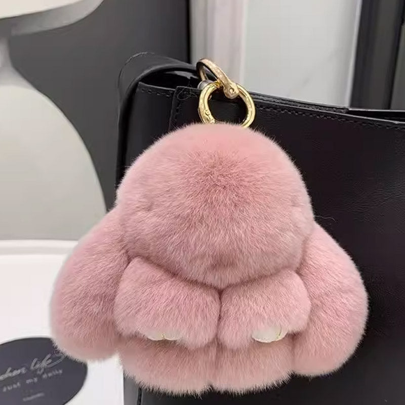 šHot Saleš„Plush Bunny Keychain Pendant