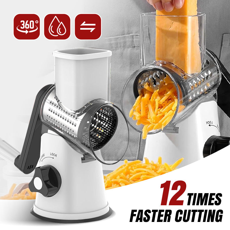 Multifunctional Manual Rotary Grater & Chopper – Slice & Shred with Ease! 🚀🥕