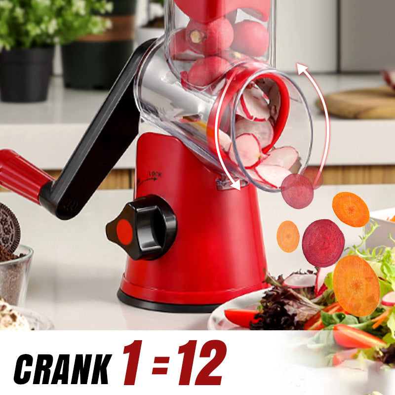 Multifunctional Manual Rotary Grater & Chopper – Slice & Shred with Ease! 🚀🥕