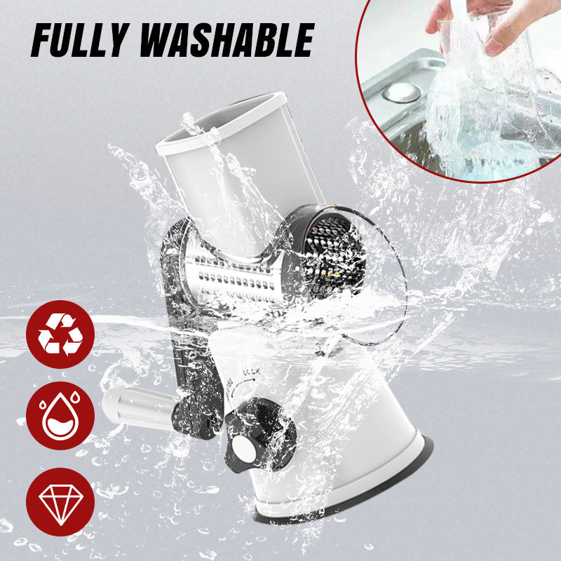 Multifunctional Manual Rotary Grater & Chopper – Slice & Shred with Ease! 🚀🥕