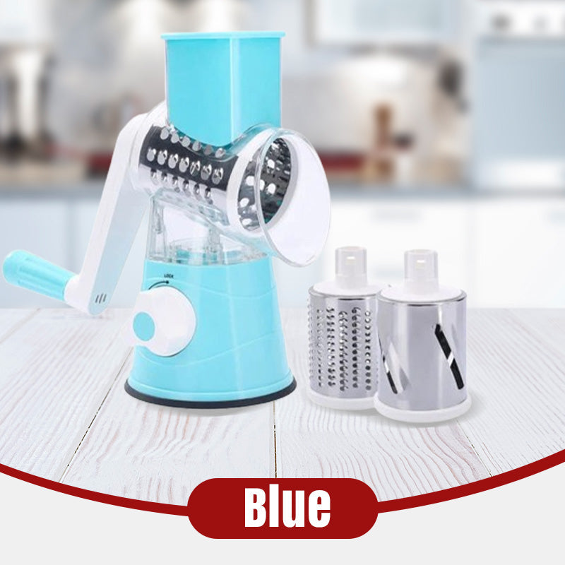 Multifunctional Manual Rotary Grater & Chopper – Slice & Shred with Ease! 🚀🥕