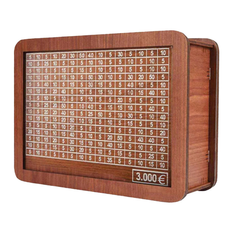 🎁Wooden Money Saving Box with Maker Pen