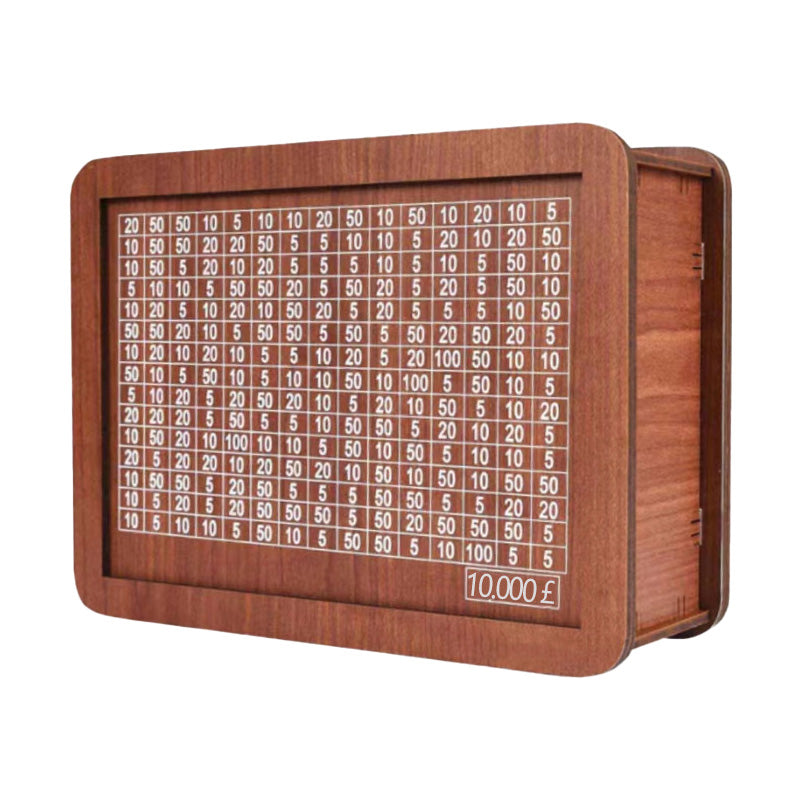 🎁Wooden Money Saving Box with Maker Pen