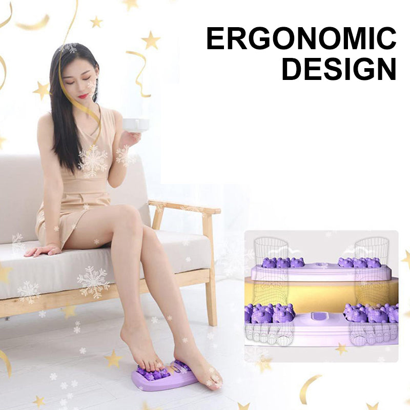 💥🦶✨Sale -50% 💆♀️Portable Dual Massage Roller – Relax and instantly relieve feet😌🌿
