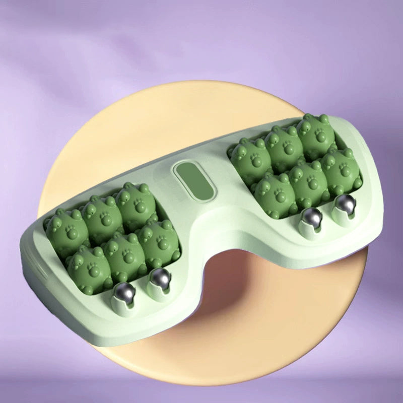 💥🦶✨Sale -50% 💆♀️Portable Dual Massage Roller – Relax and instantly relieve feet😌🌿
