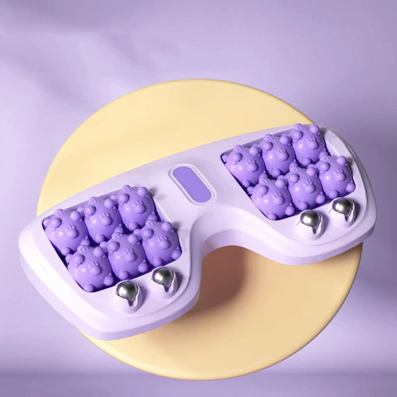 💥🦶✨Sale -50% 💆♀️Portable Dual Massage Roller – Relax and instantly relieve feet😌🌿