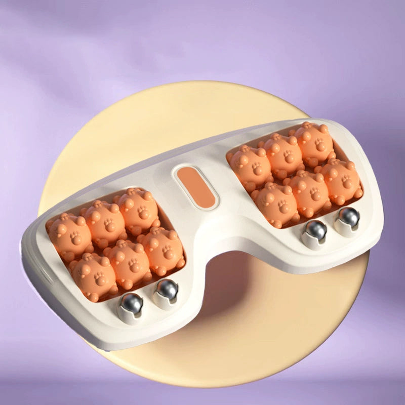 💥🦶✨Sale -50% 💆♀️Portable Dual Massage Roller – Relax and instantly relieve feet😌🌿
