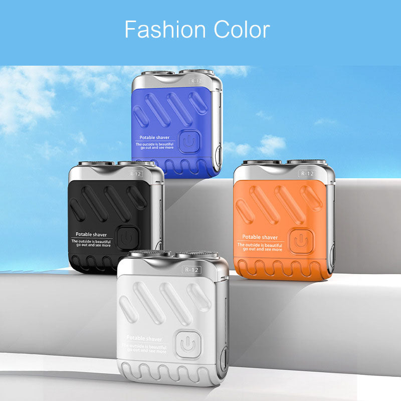 🔥 Mini Electric Rotary Dual Ring Pocket Shaver