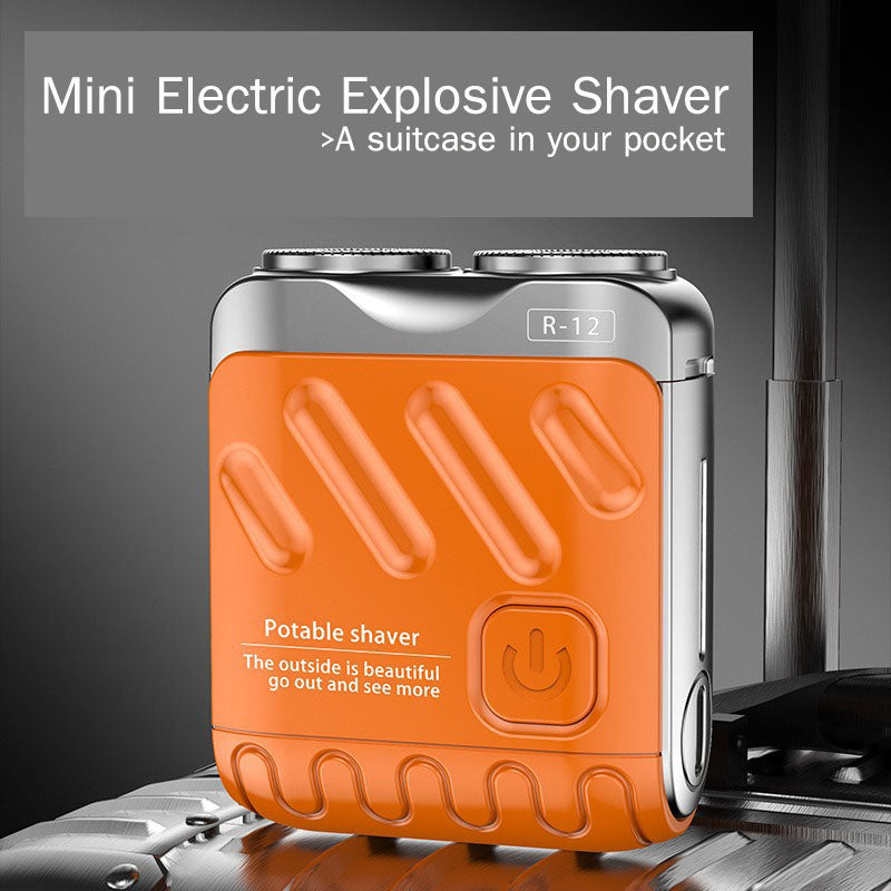 🔥 Mini Electric Rotary Dual Ring Pocket Shaver