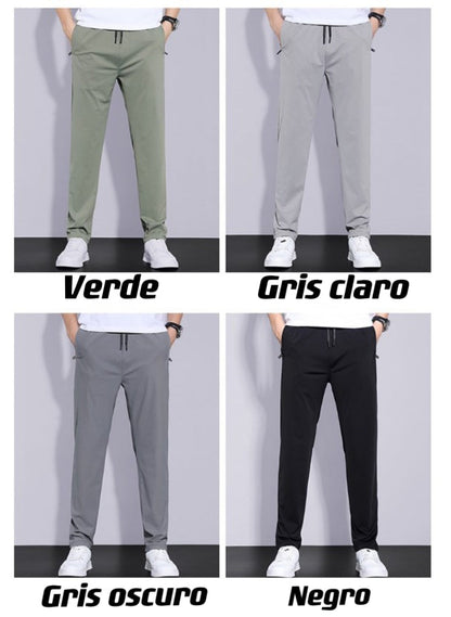 Summery Ice Silk Sports Pants