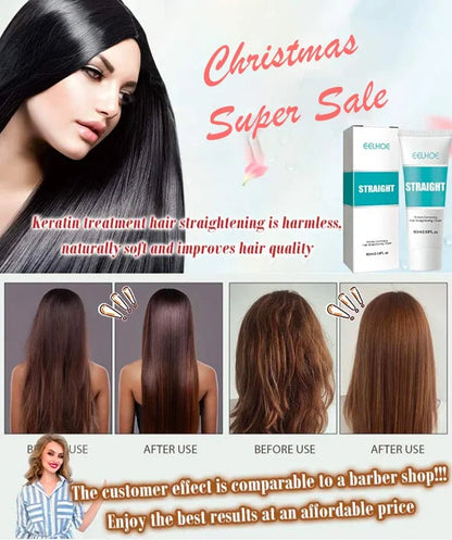 ✨ Silk & Keratin Hair Straightening Cream