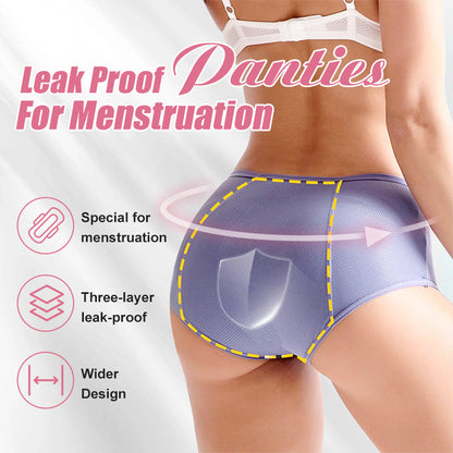 Women's High Waist Leak Proof Panties for Menstruation