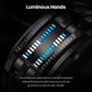 ⌚ Men's Binary LED Watch – Stainless Steel, Blue Light, Sporty, Water-Resistant, Modern ⚡