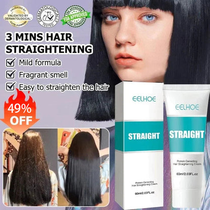 ✨ Silk & Keratin Hair Straightening Cream