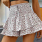 Lightweight Slimming Floral Ruffle Tiered Skirt