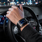 ⌚ Men's Binary LED Watch – Stainless Steel, Blue Light, Sporty, Water-Resistant, Modern ⚡