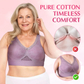 【✨1+1 Free - 2 Pcs】Pure Cotton Buttonless Comfy Lifting Bra
