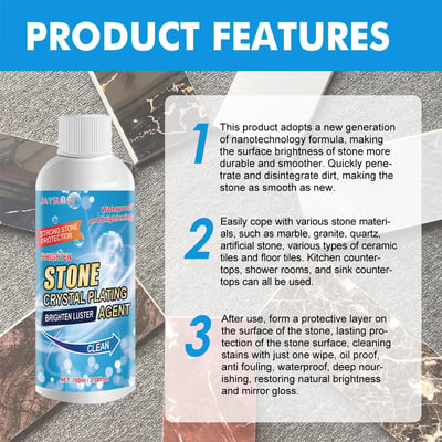 Stone Stain Remover Cleaner (Effective Removal of Oxidation, Rust, Stains)