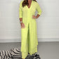 Casual Two Pieces Suit With Long Top & Matching Trouser