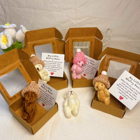 🧸✨Little Bear in Box, My Little Worry Bear🎁