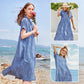 🔥Striped Lapel Button Down Shirt Dress | With Functional Pockets