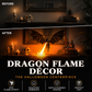 🐉🔥 Dragon Flame Decoration – Realistic Flame Effect, PLA Silk Thread – A Must-Have for Halloween Decor! Add 2+ Items for Discount 🎃🌙✨
