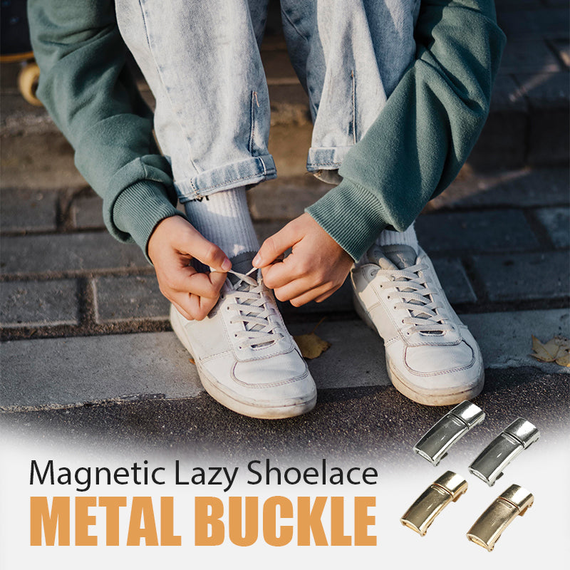 🔥2025 New Arrivals💝Magnetic Lazy Shoelace Metal Buckle