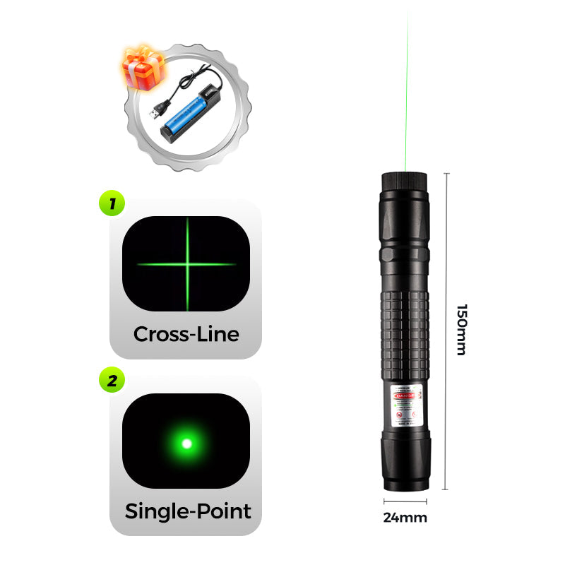 🔥Color Pattern Laser Flashlight