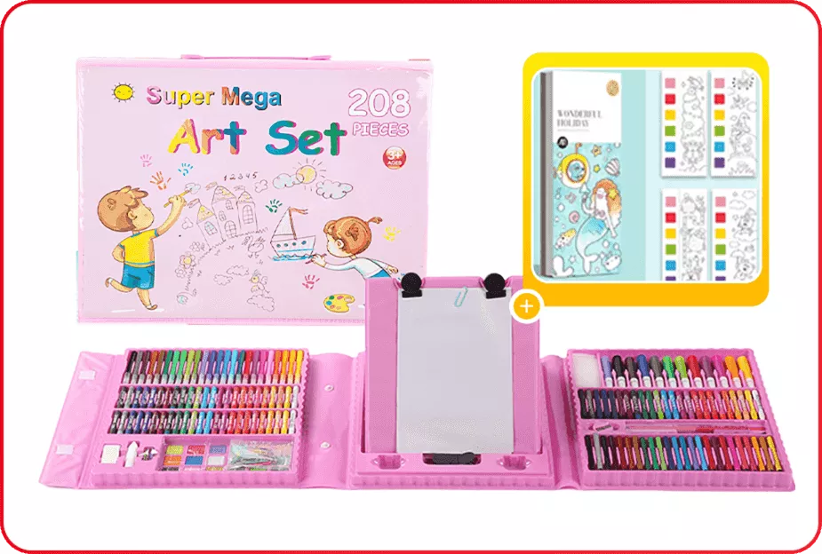 💗Deluxe 6-In-1 Art Creativity Set🎁The Best Present For Kids
