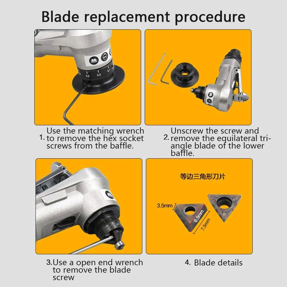 Chamfering Mini Deburring Metal 30000rpm Circular Edge