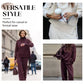 💥High-Neck Side-Zip Sweatshirt & Pants Set 👚👖