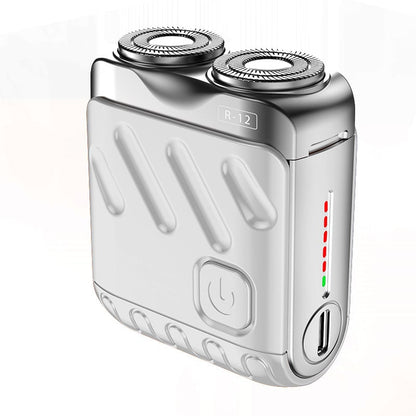 🔥 Mini Electric Rotary Dual Ring Pocket Shaver