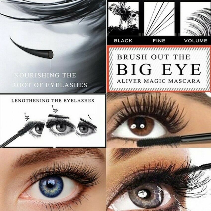 4D Waterproof Silk Fibre Thick Lengthening Mascara