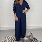 Casual Two Pieces Suit With Long Top & Matching Trouser