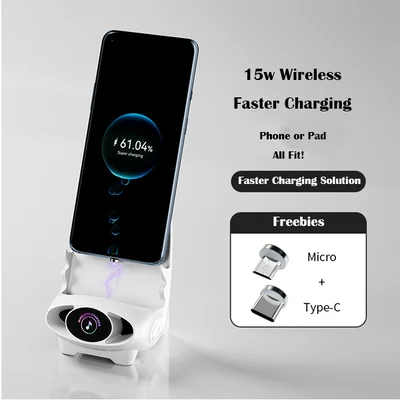 Mini Chair Wireless Fast Charger Multifunctional Phone Holder