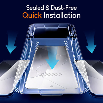 Anti-peep & 4K HD Glass Screen Protector with Auto Dust-elimination Installation for Samsung Galaxy S Series